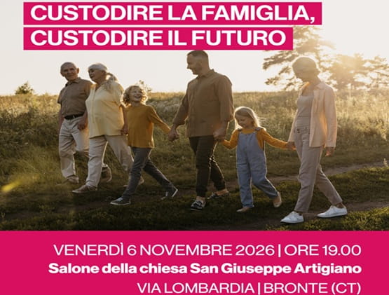Custodire la famiglia, custodire il futuro (Bronte) 1